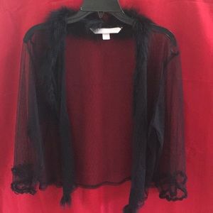 Sexy little transparent evening blouse